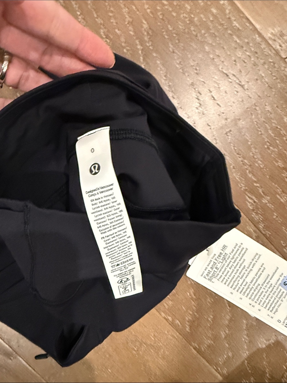 lululemon athletica Black Women’s Fast and Free HR Short 8" - Picture 9 of 15